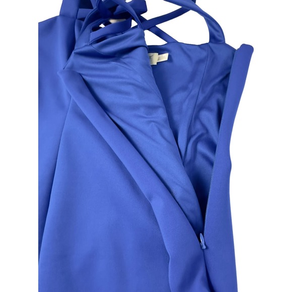 Eliza J Cobalt Blue Bodycon Strappy Cocktail Dress (6) - Picture 13 of 15
